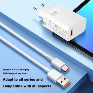 120W 67W 33W 초고속 충전기 전화 어댑터 빠른 6A USB 유형 C 터보 케이블 삼성 Xiaomi