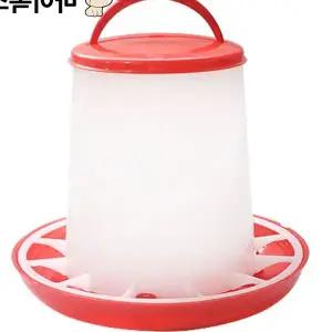 쌍문상회 닭모이통 닭물통 병아리 자동 사료통 닭먹이통 1.5kg