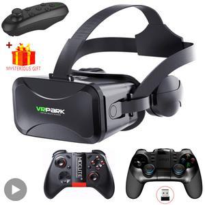 VR 헤드셋 고글 안경 기기 가상 현실 3D 스마트폰 헬멧 장치 Viar 헤드폰 모바일 컨트롤러
