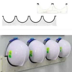 [아우트]철제 헬맷 안전모 거치대 4구