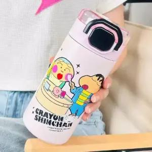[아우트]컬러풀 빨대 텀블러 휴대용보틀 560ml-핑크