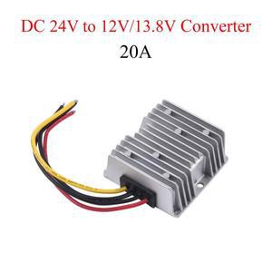 차량용 자동 스텝 다운 전압 공급 장치 모듈 DC 24V-12V/13.8V 컨버터 20A 240W/276W 벅 레귤레이터