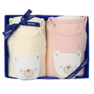 [갤러리아] (쌍둥이출산,백일,돌,아기실내복세트)루앙상하핑크+크림세트(AZ7-13003SET)
