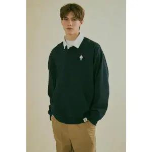 [후아유]WHOAU 공용 스티브 럭비 맨투맨 WHMAC4931USG