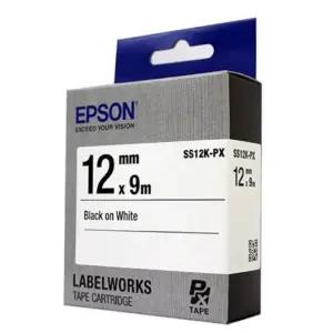 EPSON 라벨프린터리본SS12K백색 흑문자