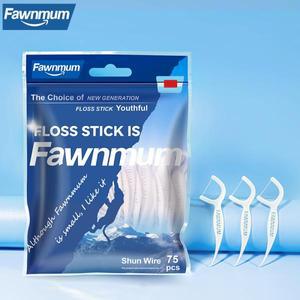 Fawnmum 치실, 치아 사이 청소, 치간 브러시, 이쑤시개, 구강 위생 관리, 300 개