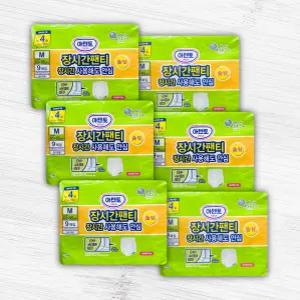 아텐토 성인용기저귀 장시간 팬티 중형 9매x6팩