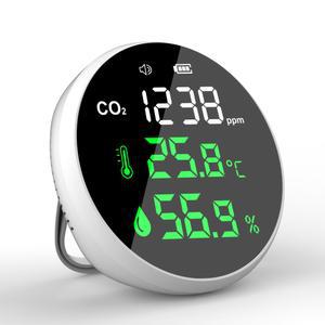 DIENMERN 휴대용 이산화탄소 계량기 감지기 ROHS CO2 습도계 테스터 CE