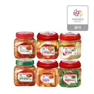 종가 김치 1.2kg 6종 2개 골라담기(전라도맛김치//배추겉절이/맛김치/물김치/동치미/나박)