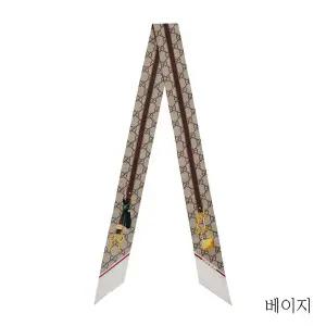 {구찌} GG로고 실크 넥 스카프(784959)