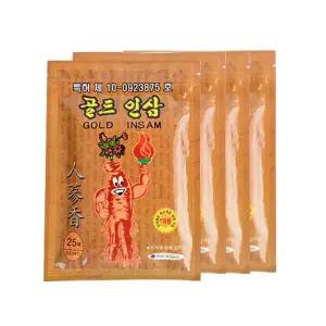 인삼패드25매/골드인삼 건강패드 파스 골드인삼 인삼패드 인삼파스