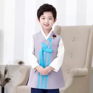 [보리보리/한예빔]한예빔 HB5039 라벤더한빔 남아한복 아동한복