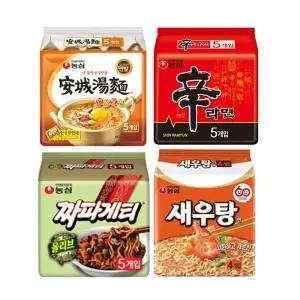 새신안짜(새우탕면4,신라면5,안성탕면5,짜파게티5)