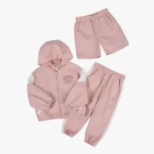 치크 CHEEK HC37 바람막이 상하의 쓰리세트 공용 아동복 CKRT25S1B