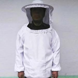 1개 보호 양봉 재킷 베일 스목 장비 양봉 모자 슬리브 슈트 양봉 양봉사 슈트