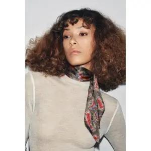 [정품] 자라 반다나 머플러 스카프 ZARA 넥타이 프린트 - 카키