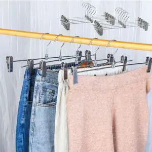 SIS-547 바지 걸이 10P이 옷이 집게이 이행거 거치대 정리이 수납이