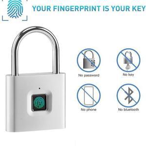 지문 인식 도어락 잠금 스마트 도어 장치 자물쇠 IP65 방수 충전식 디지털 전자 cadenas 코드