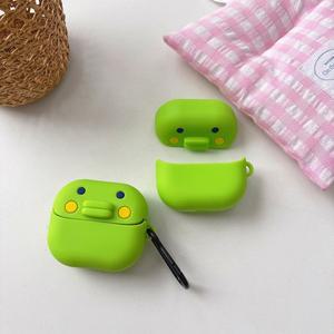 3D 귀여운 재미 있은 다마고치 큰 입 항아리 이어폰 액세서리 케이스 보호 슬리브 커버 Galaxy Buds3
