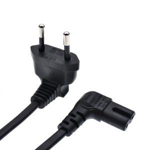 EU 유럽 2 갈래 직각 전원 코드 케이블 IEC C7 그림 8 삼성 호환 공급 장치 LED TV 노트북 x