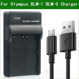 BLM-1 디지털 카메라 배터리 충전기 올림푸스 PS-BLM1 BCM-2 EA-BLM5