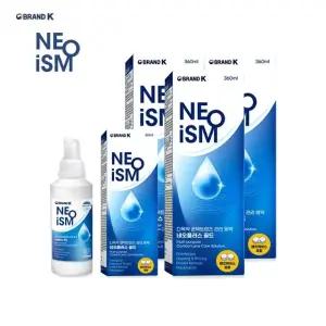 네오이즘 네오플러스 골드 렌즈 세정액 세척액 60ml 1개+360ml 3개