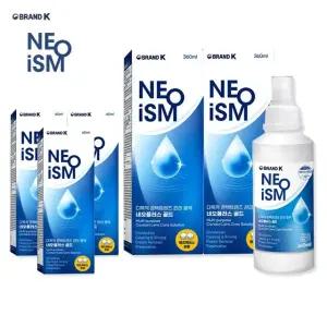 네오이즘 네오플러스 골드 렌즈 세정액 세척액 60ml 3개+360ml 2개