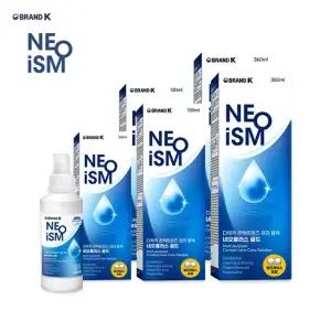 네오이즘 네오플러스 골드 렌즈 세정액 세척액 60ml 1개+130ml 2개+360ml 2개