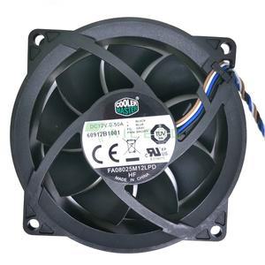 CoolerMaster FA08025M12LPD 12V 0.50A의  기능 804057 -001 80x80x25mm 냉각 팬 4핀 프로세서 쿨러 방열판