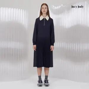 J탈착니트카라플리츠원피스 JXOP721C