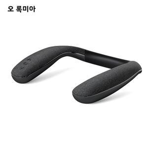 Rockmia 브랜드 넥밴드 블루투스 스피커 EBS-908 그레이 6w BT 5.0 무선 스테레오 붐 하우스워킹 게임 워킹