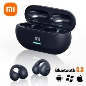 귀걸이이어폰 귀안아픈 Xiaomi T7500 무선 블루투스 골전도 보호 스테레오 스포츠 마이크 게임용 음악 이어