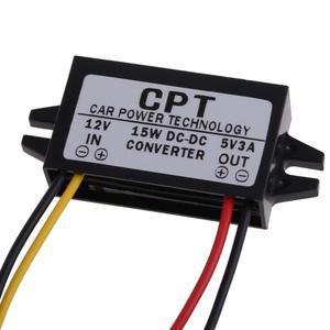 DC-DC 12V ~ 5V 3A 15W 자동차 전원 변환기 마이크로 USB 스텝 다운 전압 공급 장치 출력 어댑터 모듈 레귤