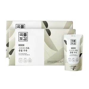 곡물도감 국산 리프레시 음료 휴대용 무가당 서리태 가득 콩물두유 180ml 30개