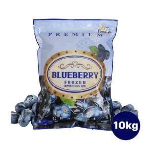 산들네이처 블루베리 냉동과일 냉동블루베리 칠레산블루베리 10kg (1kg x 10봉)
