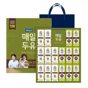 매일유업 매일두유 저속노화 세트, 1개 + 쇼핑백