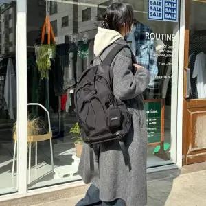 조리포켓백팩 남녀공용 학생 직장인 데일리 캐주얼 포켓 스트링 백