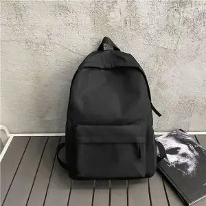 베이직 남녀공용 학생 백팩 2컬러 포켓백팩