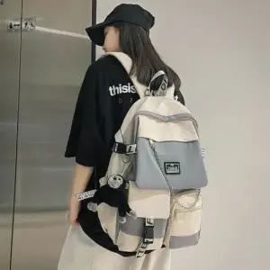 경량 학생 가방 백팩 그레이 캐쥬얼백팩