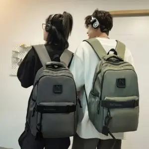 대학생백팩 고등학생 가방 남녀공용 N패치 신학기