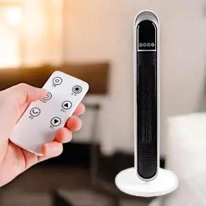 [셀러허브]대웅모닝컴 가정용 좌우회전 저소음 PTC 온풍 히터 (S27370372)