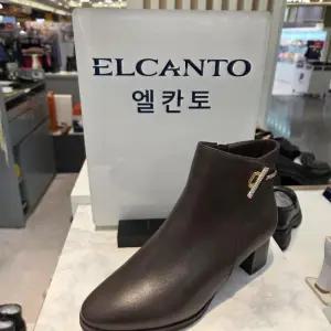 [엘칸토]엘칸토 HC06 여성 양가죽 기모큐빅장식앵클부츠 4.5cm LCWA62U54C (41290338)