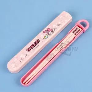 마이멜로디 숨바꼭질 슬라이드 젓가락 케이스 세트 16.5cm_22946713
