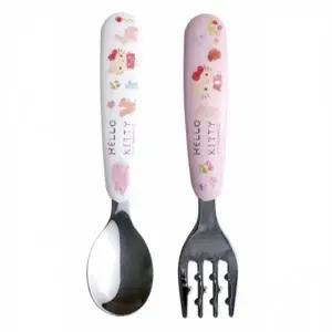 헬로키티 스테인레스 스푼 포크 세트 13cm_22946950