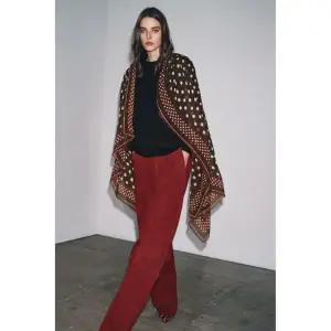 ZARA 셀럽픽 도트 스카프 - 브라운 4758223700 94908