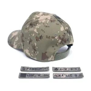디지털군모 뒷면네임텍모자 와펜 디지털패턴 와펜전투모 (WFK0BR6)