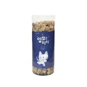 입짧은치치 건강프로젝트 오리 240g 동결건조 유리너리 유산균 간식 파우치 츄르 장난감 짜먹는