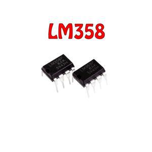 전자 IC 칩 LM358N lm358 선형 계측 버퍼 연산 증폭기, 1.1MHZ DIP8, 10 개/로트