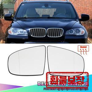후면보기 미러 사이드 유리 가열 + BMW X5 E70 2007-2013 용 조정