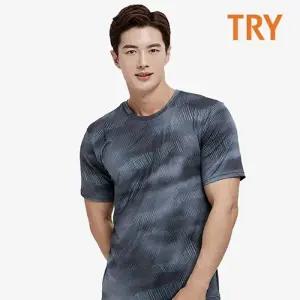 TRY 남성 에어로쿨 쿨액티브 냉감 남자 반팔 티셔츠